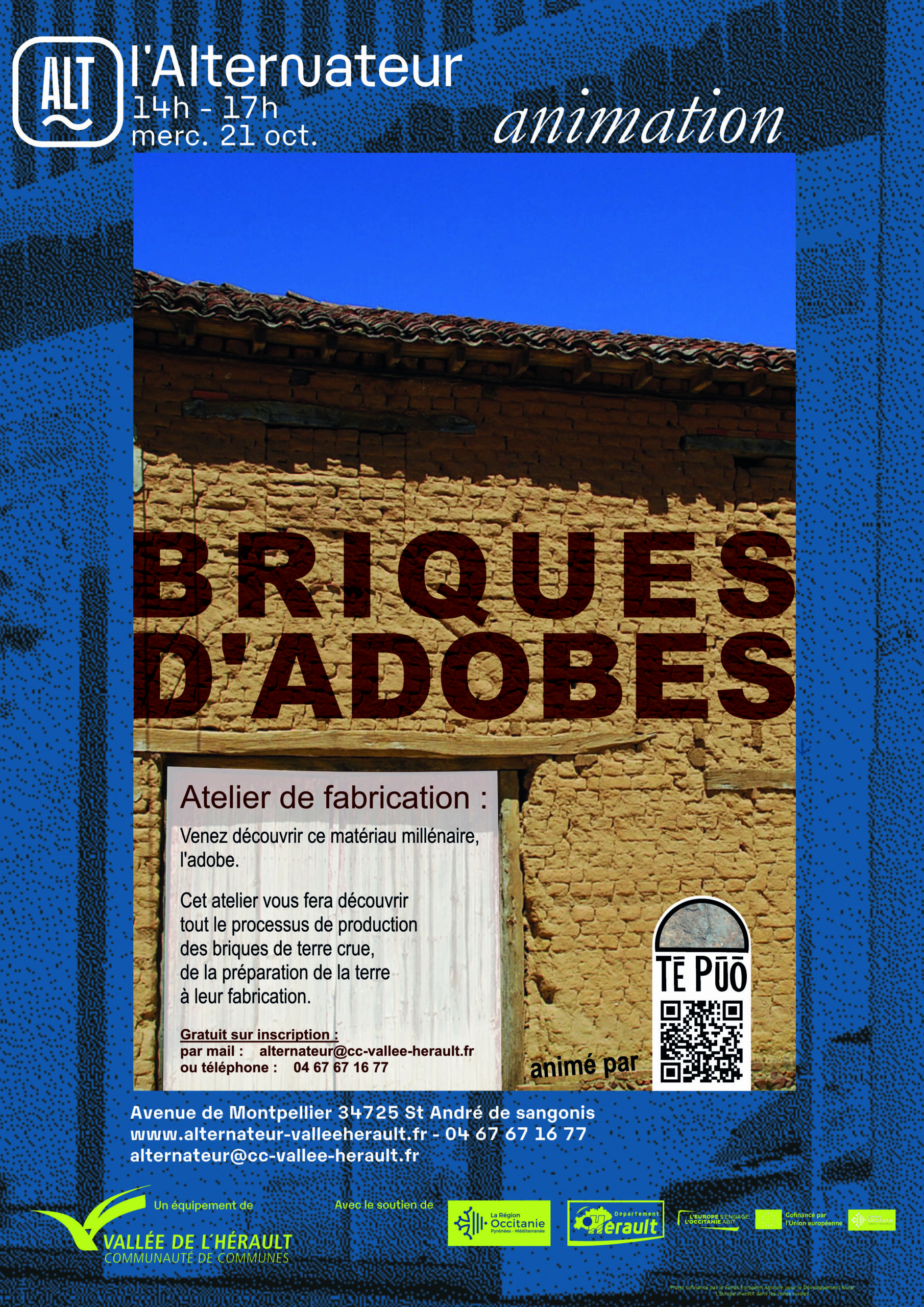 Atelier briques d'adobe